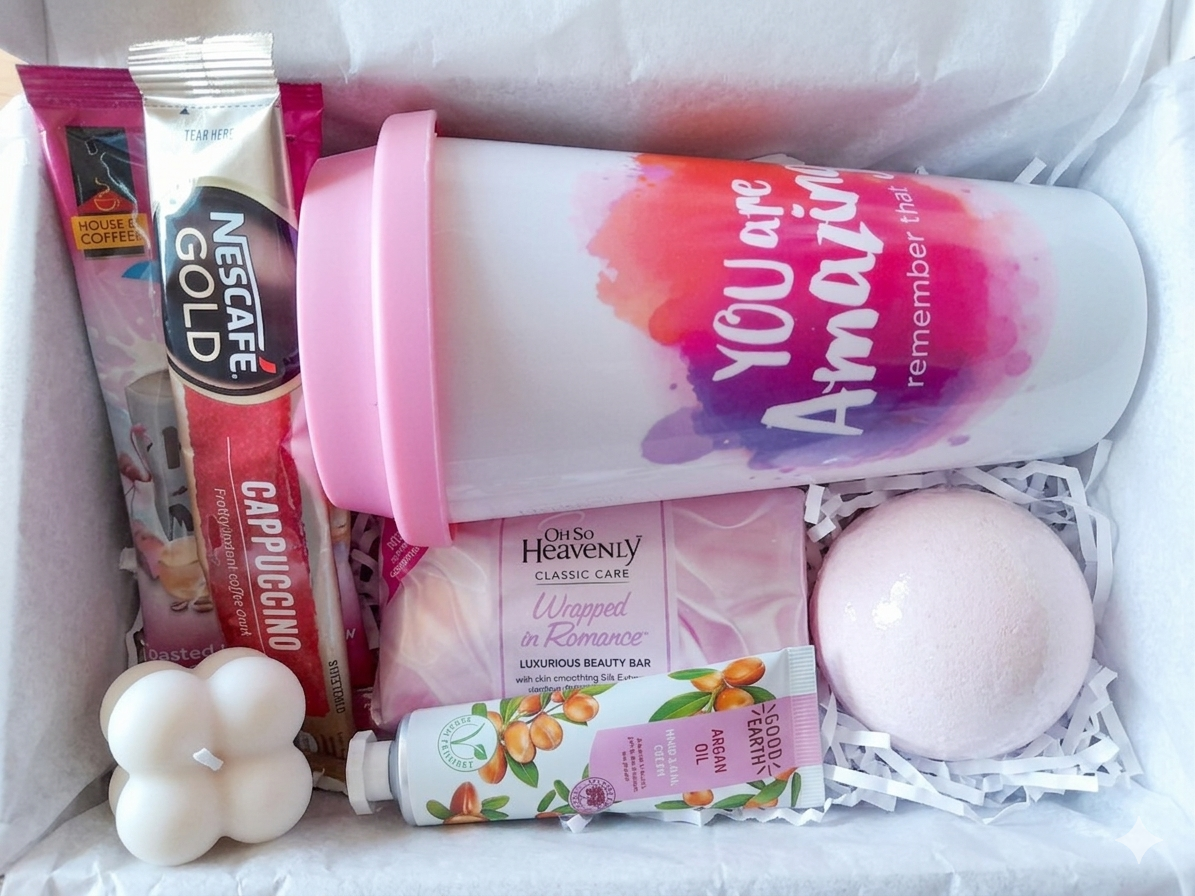 bath bomb curated gift box