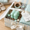 Baby boy shower candles
